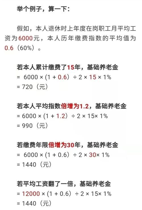 退休工资计算公式2021 退休工资计算公式2021计算器