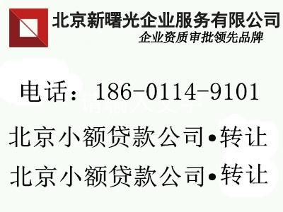 北京个人小额贷款公司 北京个人小额贷款公司有哪些