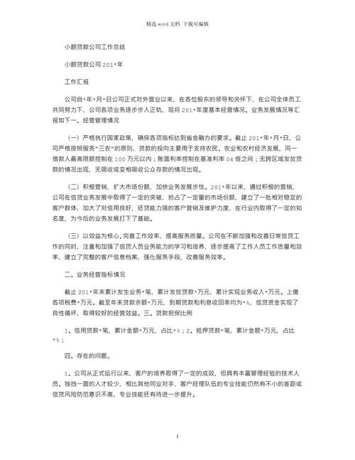 小额贷款个人 小额贷款个人工作总结2021年