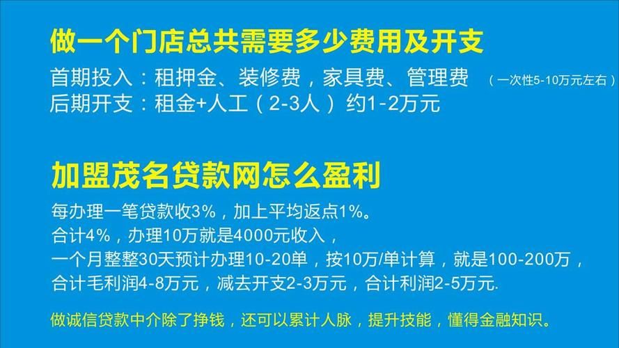 加盟贷款公司 加盟贷款公司需要什么条件