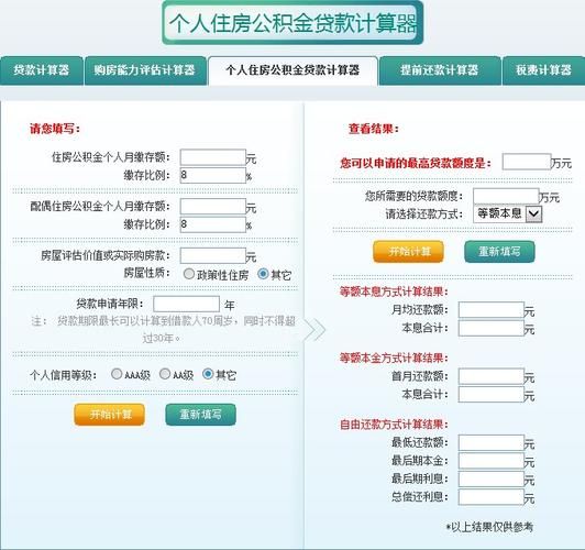 二次提前还款房贷计算器 住房贷款计算器利息计算器